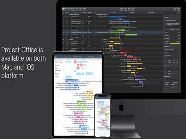 Project Office is available on both Mac and iOS platform, and each iOS app is fully sync-compatible with its Mac counterpart and vice versa