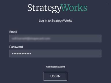 StrategyWorks - Log In
