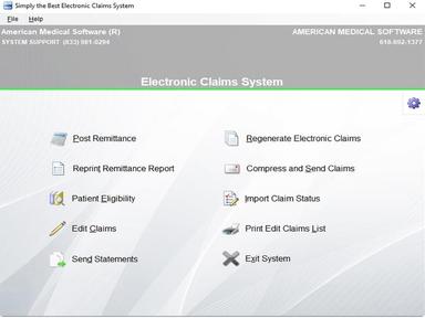 Simply The Best Electronic Claims System
