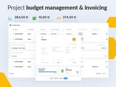 Stay on top of your firm’s finances, track project budgets, and issue invoices with a couple of clicks.
