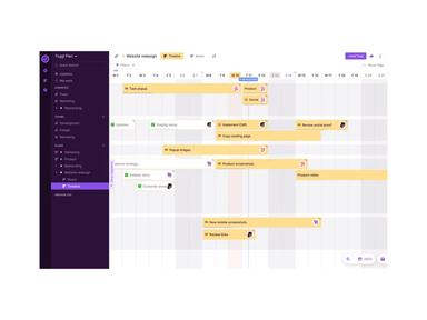 Toggl Plan - Project timelines