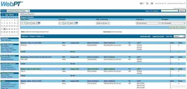WebPT Billing Report